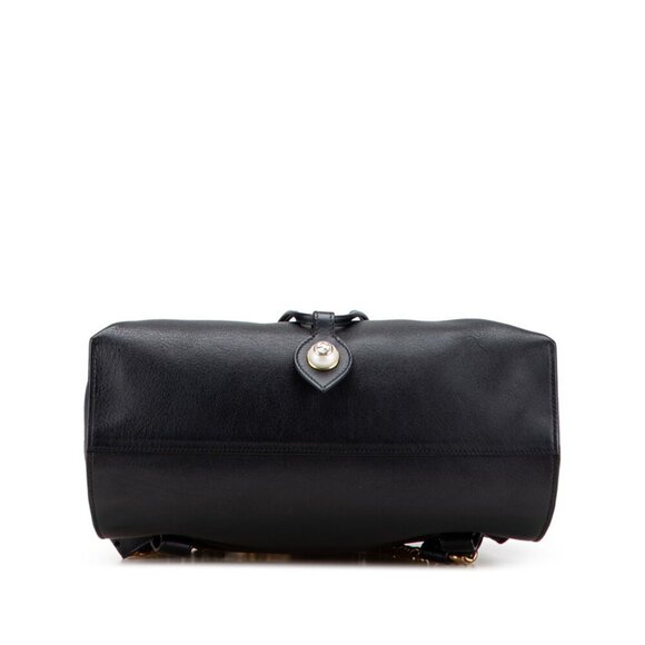 GUCCI Black Leather Backpack main image 4